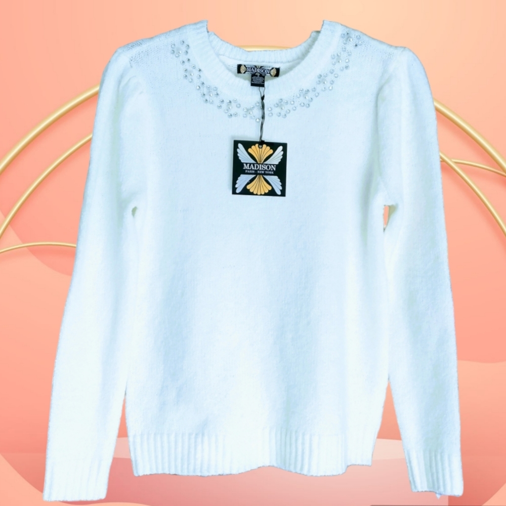 NWT Madison Paris-New York Kint Top